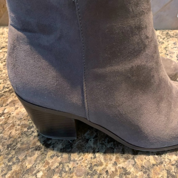Gray ankle boots - Picture 1 of 3